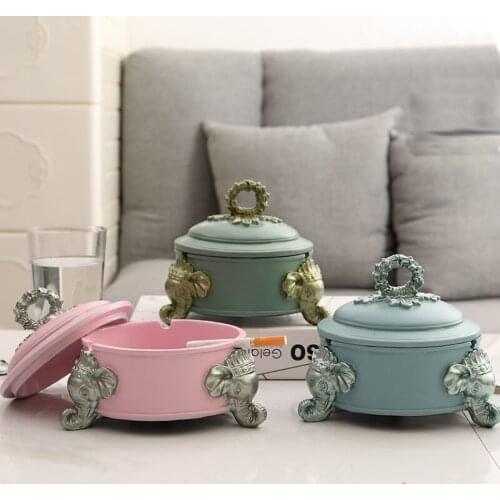 Unique elephant vintage decorative ashtray Classic Southeast Asian style sacred elephant home ashtray