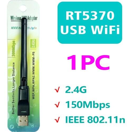 Ralink RT5370 USB WiFi Dongle 5370 Blister Packaging with CD 150Mbps 2.4GHz IEEE 802.11b/g/n standard USB2.0 WiFi Adapter