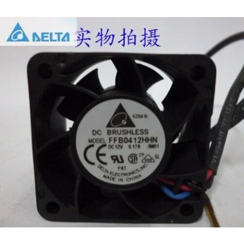 For delta FFB0412HHN 4cm 40mm 40*40*28MM 12V 0.17A Dual Ball 3-wire 1U server case Cooling fan