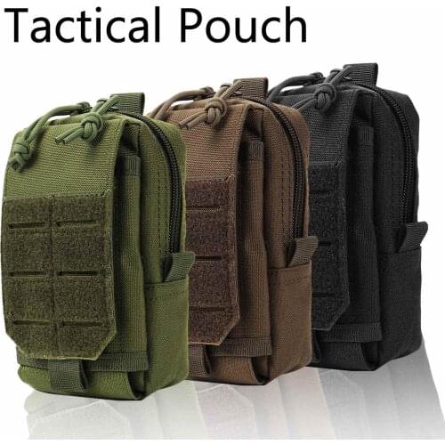 Waterproof 1000D Nylon Tactical Molle Pouch Military Belt Waist Pack Bag Medical kit Phone Pocket Waist Bag Wallet Pouch Purse