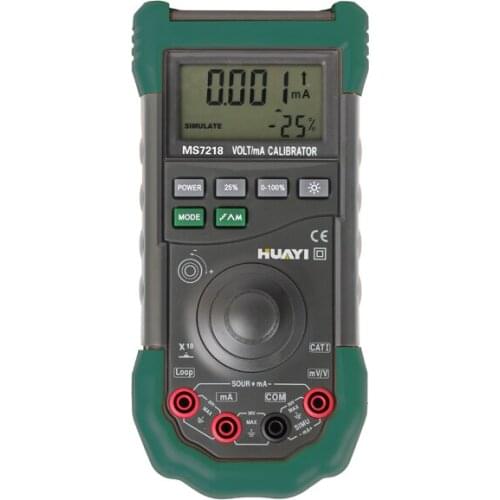 Volt mA Calibrator Meter Digital Portable Large Display High Accuracy 0.02% MS7218