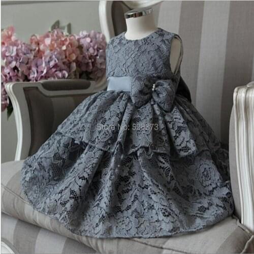 YNQNFS FG62 Real Puffy Princess Baby Kids Child Pageant Birthday Party Bridal Lace Gown Flower Girl Dresses 2018 Communion Dress