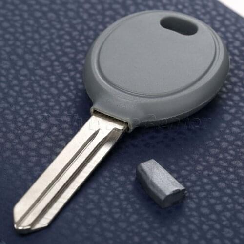Mgoodoo Uncut ReplacementTransponder Remote Key Shell Case W/ ID 46 Chip For Chrysler Dodge Jeep