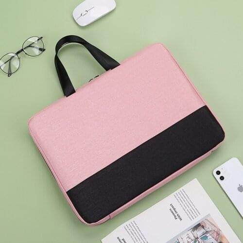 Women Laptop Bag Men Briefcase Business Computer Sleeve Case For 13.3 14 15 15.6 inch Female Hand Bag