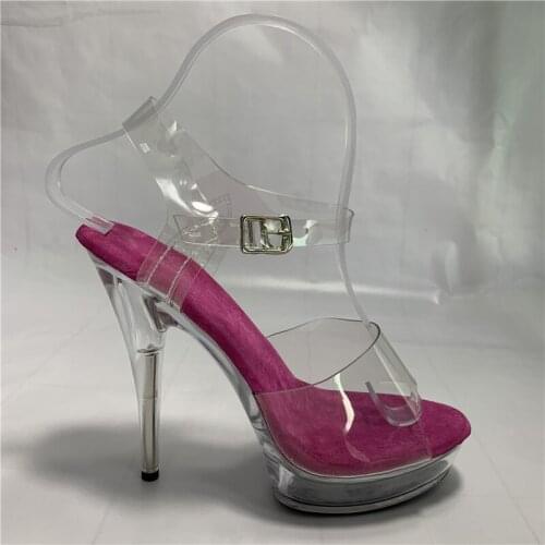 13 cm sexy high heels, new crystal soles women stage sexy catwalk performance sandals