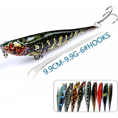 Hard Bait Artificial Wobbler For Trolling Floating Pencil Tackle Peche Iscas Pesca Crankbait Fishing Lure Trolling Surface Stick