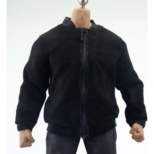 1/6 Scale Soldier Jacket Cardigan Suede Jacket Suitable For 12-inch Doll Body M34 Action Figure Doll Toy Clothing Accessories