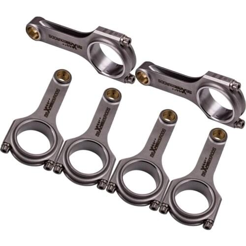 4340 Performance Connecting Rods ConRod H Beam for Audi B5 S4 Quattro 2.7T 154mm Conrods Con Rods