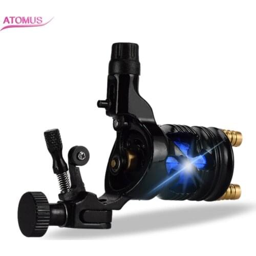 Black Zinc Alloy Rotary Motor Tattoo Machine Liner and Shader Wine barrel Heavy Rotary machine for Tattoo Supply