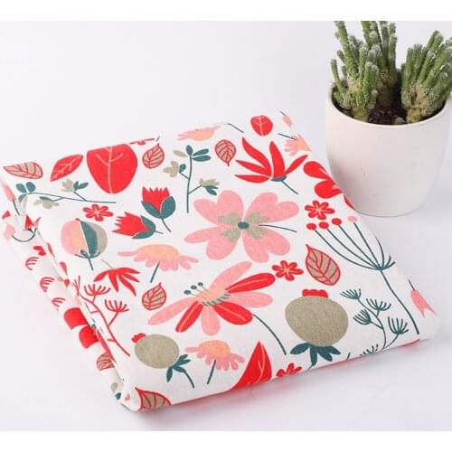 50X150CMPrinted cotton and linen cloth simple fragmented cloth Nordic ins lattice curtain sofa Linen Tablecloth manual DIY cloth