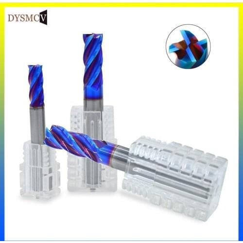 HRC65 Milling Cutter Alloy Coating Tungsten Steel Tool 100L/150L Lengthening Face Mill Endmills Top CNC Milling Cutter