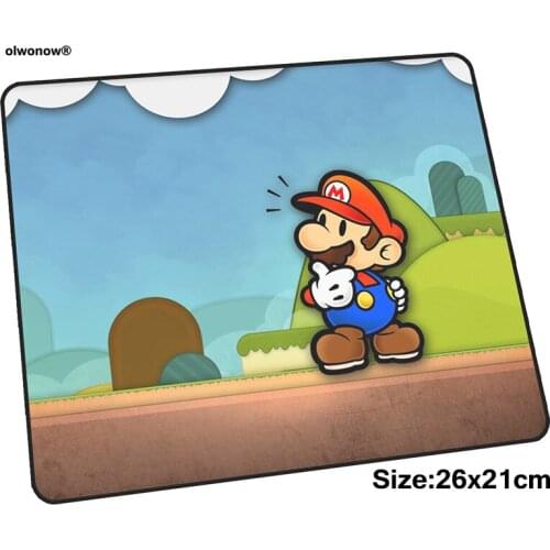 Mario pad mouse computador gamer mause pad 260x210x3mm padmouse New arrival mousepad ergonomic gadget anime office desk mats