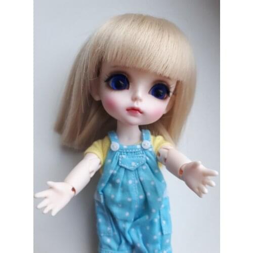 1/8 BJD Doll LOVELY Cute Happy Resin Joint Doll With Eyes For Baby Girl Birthday Chrismas Gift