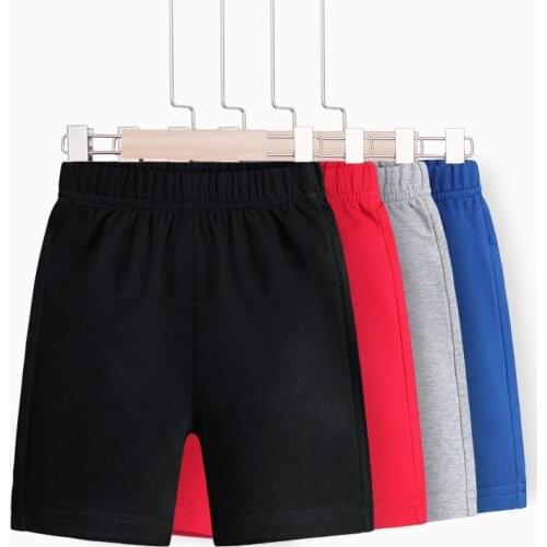 Boys Summer Sports Shorts,Boys Casual Pull-On Soft Shorts Cotton Shorts Soft Athletic Shorts Solid Colors For Boys 4-16Years