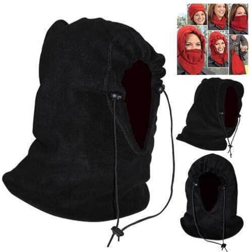 Multipurpose Beanie Balaclava Windproof Ski Mask Thermal Hood Heavyweight Winter Warm Motocycle Face Cover Hat For Mens