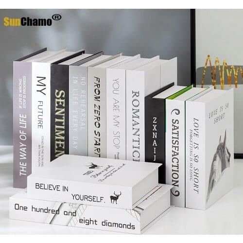A Set of Twelve Books Home Decore Decorate Home Modern Nordic Fake Book Decor Props Model Living Room Fake Book Ornament