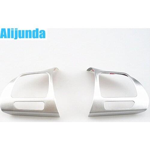 Alijunda For Volkswagen VW GOLF 6 Cros Golf S-agitar Jetta MK6 Lavida Tiguan Touran PASSAT B6 B7L CC Steering Wheel sticker ABS