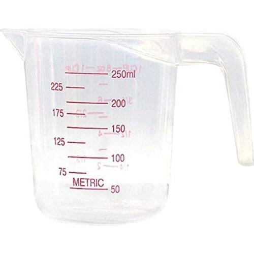 250/500/1000ML Plastic Measuring Cup Jug Pour Spout Surface Kitchen Tool Supplies Quality cup with graduated quality Kitchen