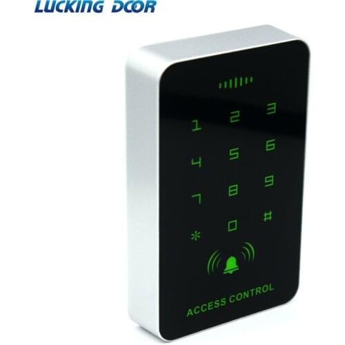Backlight Touch Screen 125khz RFID Proximity Card Keypad Access Control RFID/EM card reader Door Lock Controller gate opener
