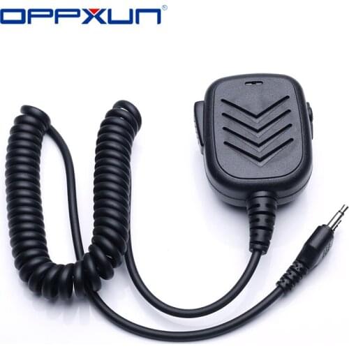 OPPXUN Shoulder Handheld Speaker Mic PTT for Midland Portable Radio Alan 39 GXT550 GXT5000 75-785 75-786 75-810 Walkie Talkie