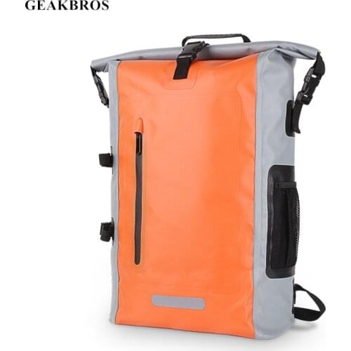 25L Waterproof Backpack Dry Bag Outdoor Camping Hunting Climbing Trekking Bag IP65 PVC Sports Bag Travel Storage Equipment