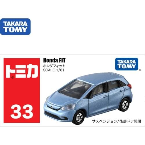 TAKARA TOMY Japan Simulation Alloy Car Model Toy 33 Honda FIT 158653 Kids Christmas Gift Toys