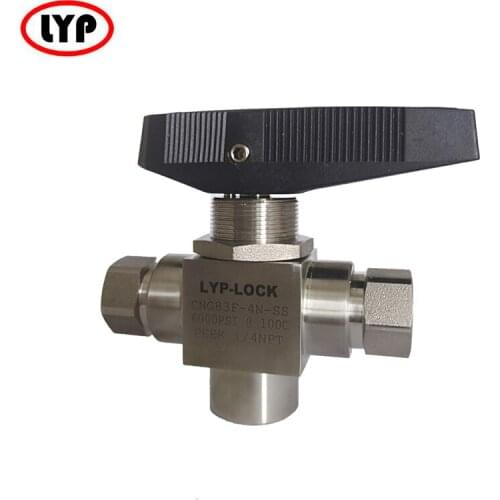 CNG three-way ball valve with spare kit