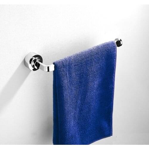 Vidric Bathroom towel bar solid all copper towel rack single rod Towel hanging towel ring Bathroom accessories