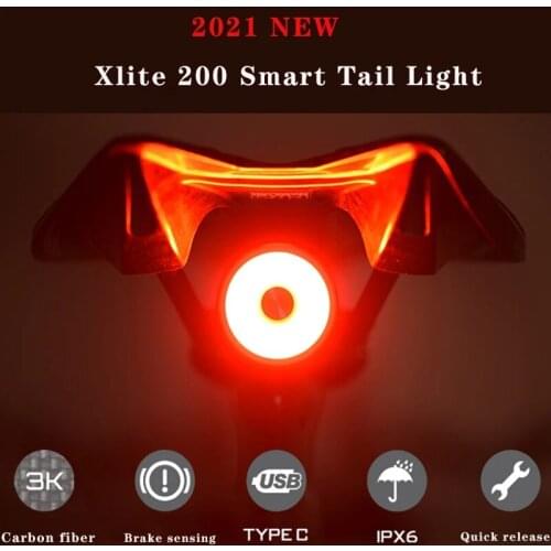 XlitET Auto Start Stop Bicycle Taillight USB Charge Wireless Turn Brake MTB Cycling Rear Light Brake Sensing Light For Bike