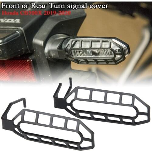 Motorcycle Accessories Front or Rear Turn Signal Light Protection Cover Guard Grille For Honda CB500X 2019 2020 Stainless Steel