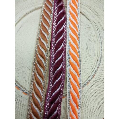 10yards/lot wide 1.8cm Woven Jacquard Ribbon Grosgrain design clothing accessory LS-0180