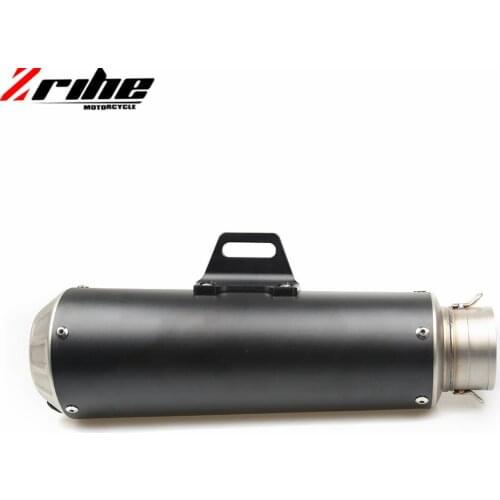 51mm Motorcycle Exhaust Pipe Scooter Modified Muffler Pipe Universal For Yamaha FZ07 FZ09 FZ MT 07 09 YZF R1 R6 XSR700 XSR900