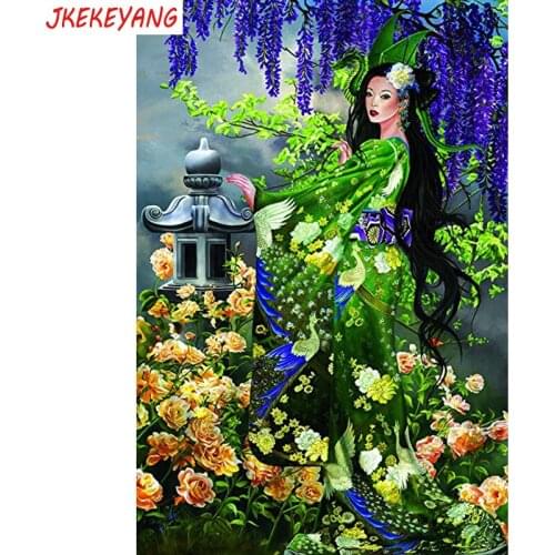 5D DIY square round Diamond Painting Beauty Cross Stitch Diamond Embroidery Pattern Rhinestone Home Decor J0413