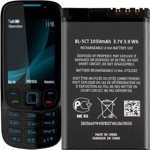 BL-5CT Battery For Nokia C3-01 C6-01 3720 5220 6730 Battery Replacement Repair Part