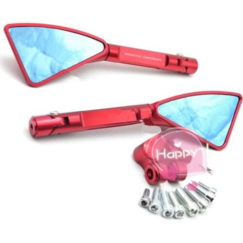 Aluminum side mirrors Motorcycle Rearview mirror for Kawasaki DTRACKER125 KLX150S KLX250,DTRACKER KDX125250