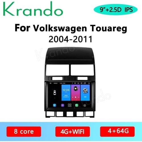 Krando Android 10.0 9" IPS Full Touch Car Multimedia Radio For Volkswagen VW Touareg 2002-2010 Audio Carplay DSP WIFI bluetooth