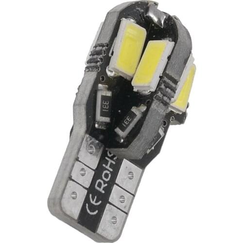 Car Led Interior Reading Lamp T10 White 5730 8SMD LED Car Side Wedge License Plate Light Car Bulb Headlight Tail Light