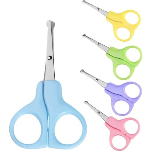 8 Color Safety Nail Clippers Scissors Manicure Cutter For Newborn Baby Convenient Baby Care Safe Nail Stainless Steel