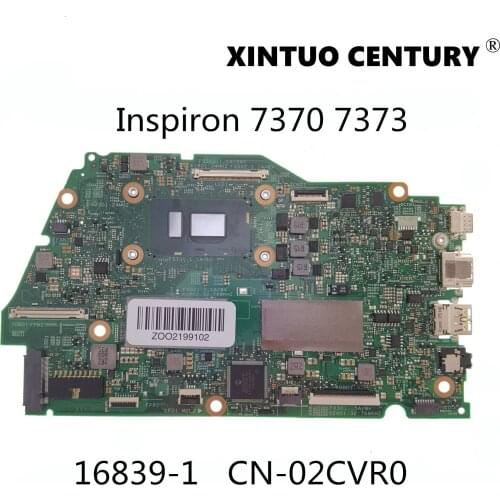 CN-02CVR0 02CVR0 2CVR0 For Dell Inspiron 7370 7000 16839-1 Laptop Motherboard With I5-8250U CPU 8GB RAM 100% test