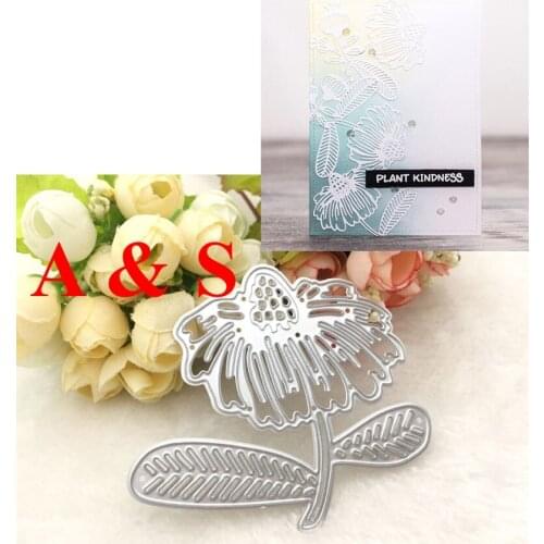 D32 Beautiful Sunflower Flower Embossing Cutting Dies Stencils for Scrapbooking/Photo Album DIY Crafts Paper Card Maker