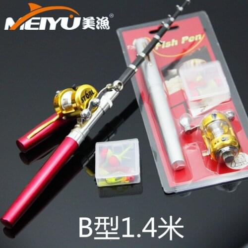 EMMROD 1.4m pen fishing rod pen fishing rod mini portable design B Free Shipping