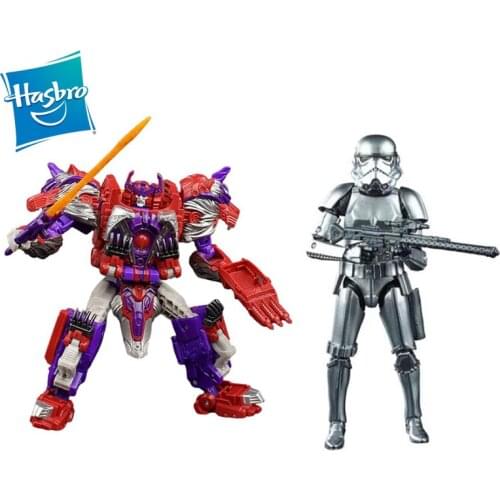 Hasbro Star Wars Black Box 6-inch Movable Carbonized Metallic Empire Stormwind White Soldier Museum Frame Model Birthday Present