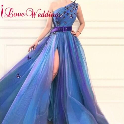 Женские вечерние платья на одно плечо iLoveWedding China At AliExpress