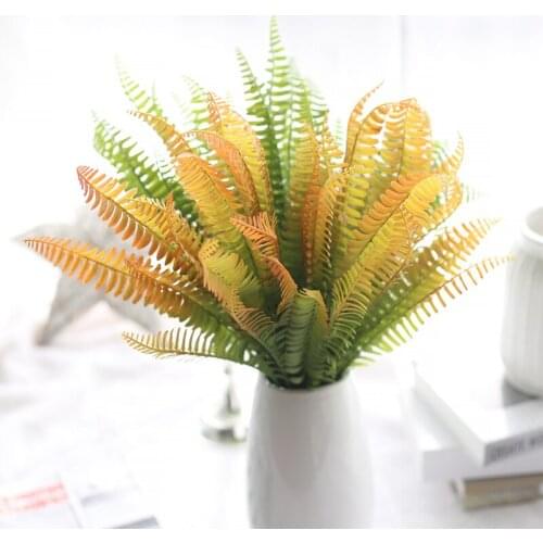 Artificial Plants Decor Green Grass Fake Plastic plant decorative flowers Garden Home Decoration Simulation grass Fake plants