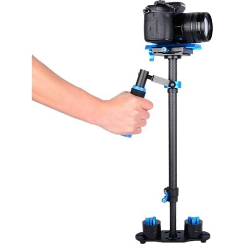 YELANGU S60T Stabilizer Carbon Fiber Handheld Video Steadicam Camera Stabilizer For Canon Nikon Sony other DSLR Camera up to 3kg