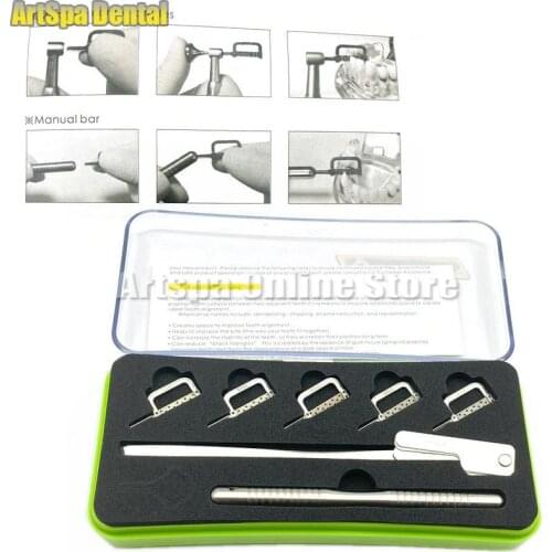Dental Reciprocating IPR System Kit Automatic Strips 5 pcs with Manual Handle