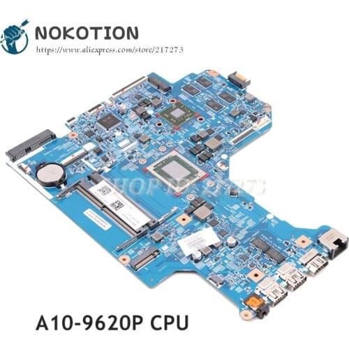 NOKOTION For HP 17-Ak 17Z-AK Laptop motherboard A10-9620P 926193-601 926193-001 16889-2 448.0CA03.0021 448.0CA02.0011 R5 535DX