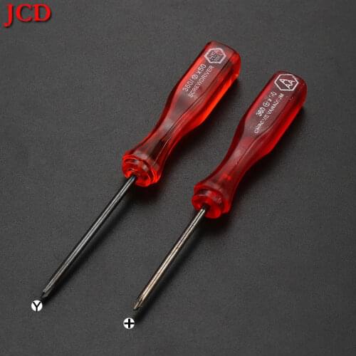 JCD 1.5mm Tri Wing 2.0mm Phillips Screwdriver Y Screw Driver for NDS DS Lite Wii for Xbox360 GBA SP for Cartridge