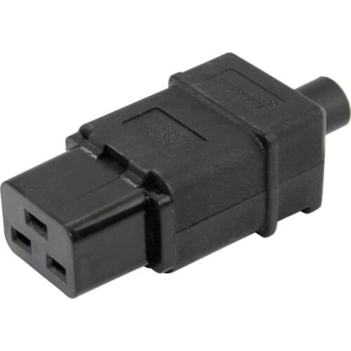 PDU UPS 16A 250VAC IEC 320 C 19 plug, IEC C19 DIY plug, IEC 320 C19 connector IEC C19 female Plug 16A Connector