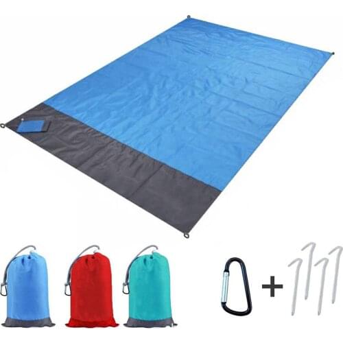 Portable Outdoor Waterproof Nylon Travel Camping Hiking Picnic Beach Mat Blanket Mattress Outdoor Camping Picnic Mat blanket